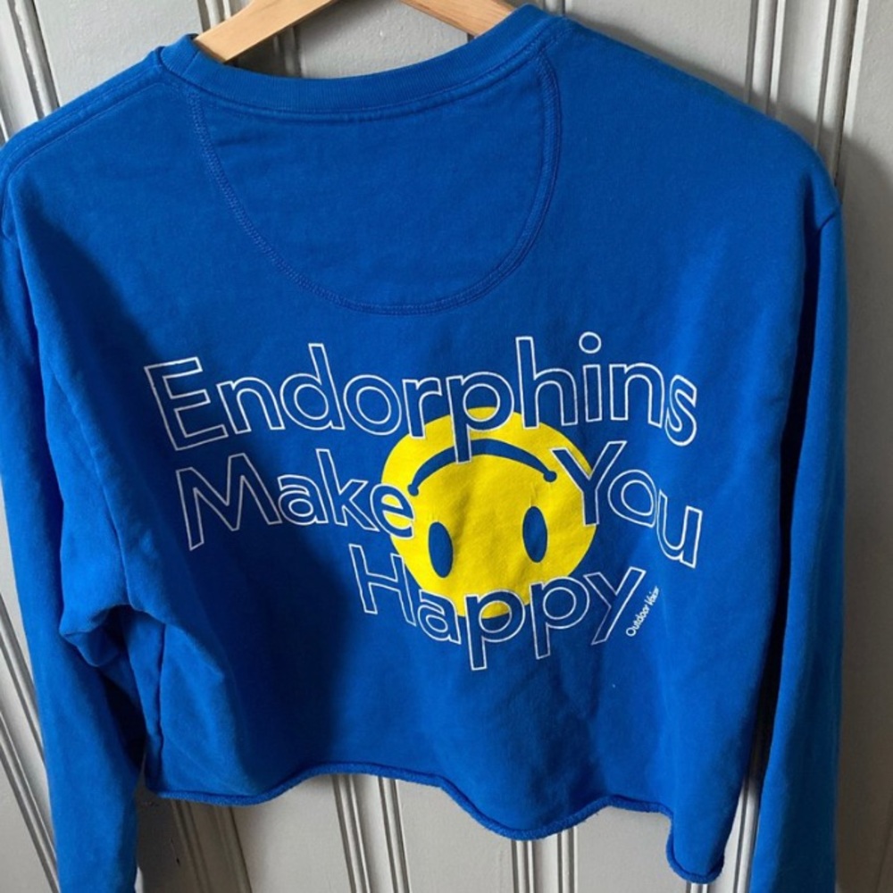 Outdoor Voices endorphins make you happy crewneck